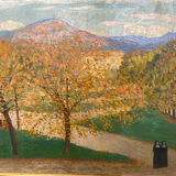 Landscape “Florence” signed Portnoff
