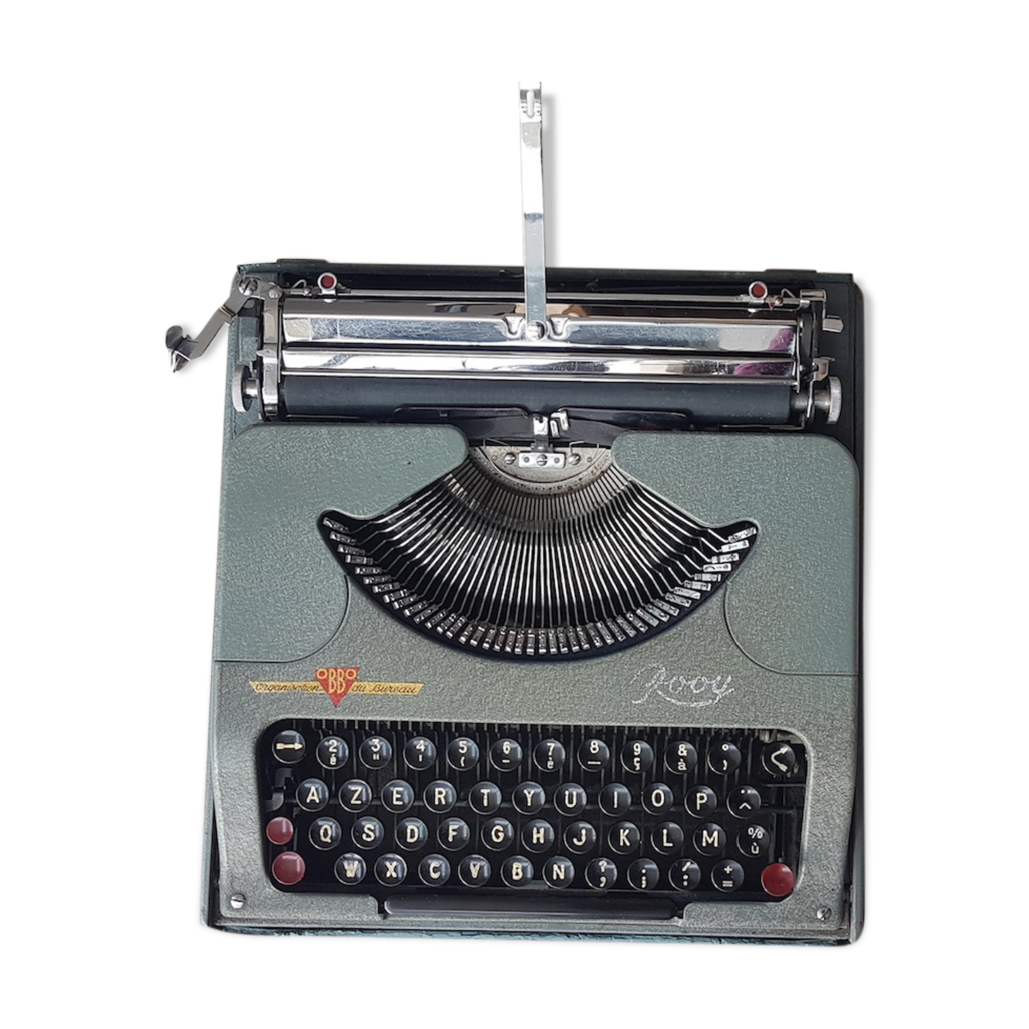 J M Rooy 50s travel writing machine