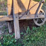 Wheelbarrow raw wood