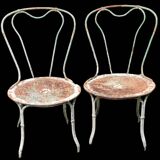 Anciennes chaises de jardin
