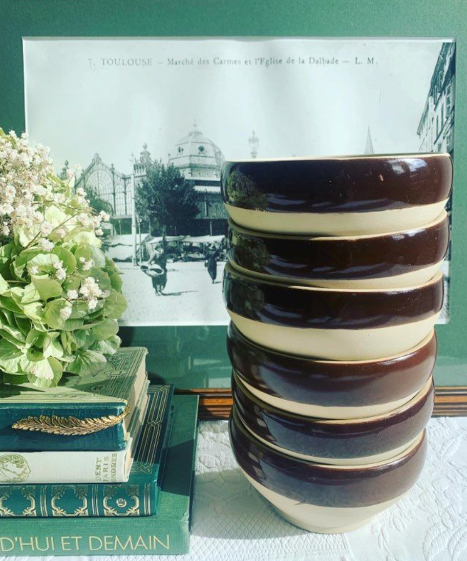 Set of 6 digoin bowls