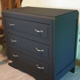 Black Art Deco dresser