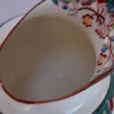 19th Sarreguemines porcelain milk pot