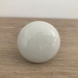 Round door handle in Limoges porcelain