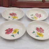 8 assiettes creuses calottes anciennes