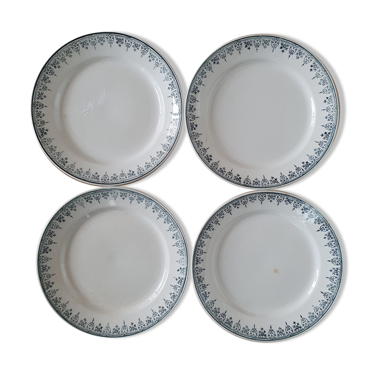Set of 3 plates Terre de Fer