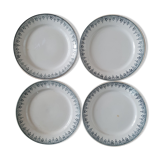 Set of 3 plates Terre de Fer