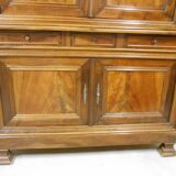 Buffet two bodies Louis Philippe walnut