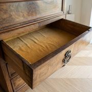Louis-Philippe secretary chest of drawers with marble top