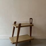 Wooden bar cabinet, French design 1950.