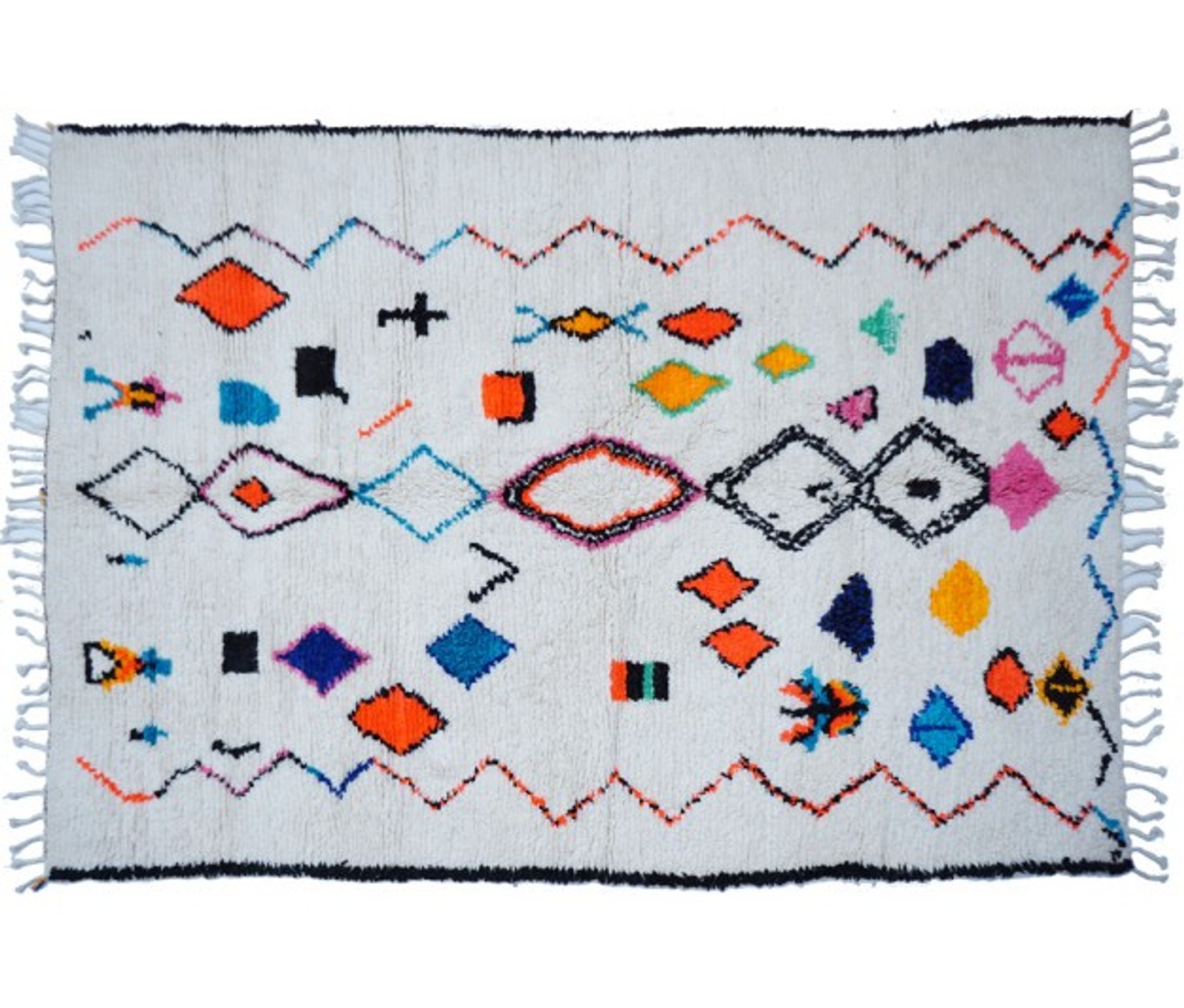 Tapis berbère coloré 295x195cm
