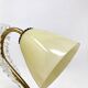 Paire de lampes en laiton et verre, 1950