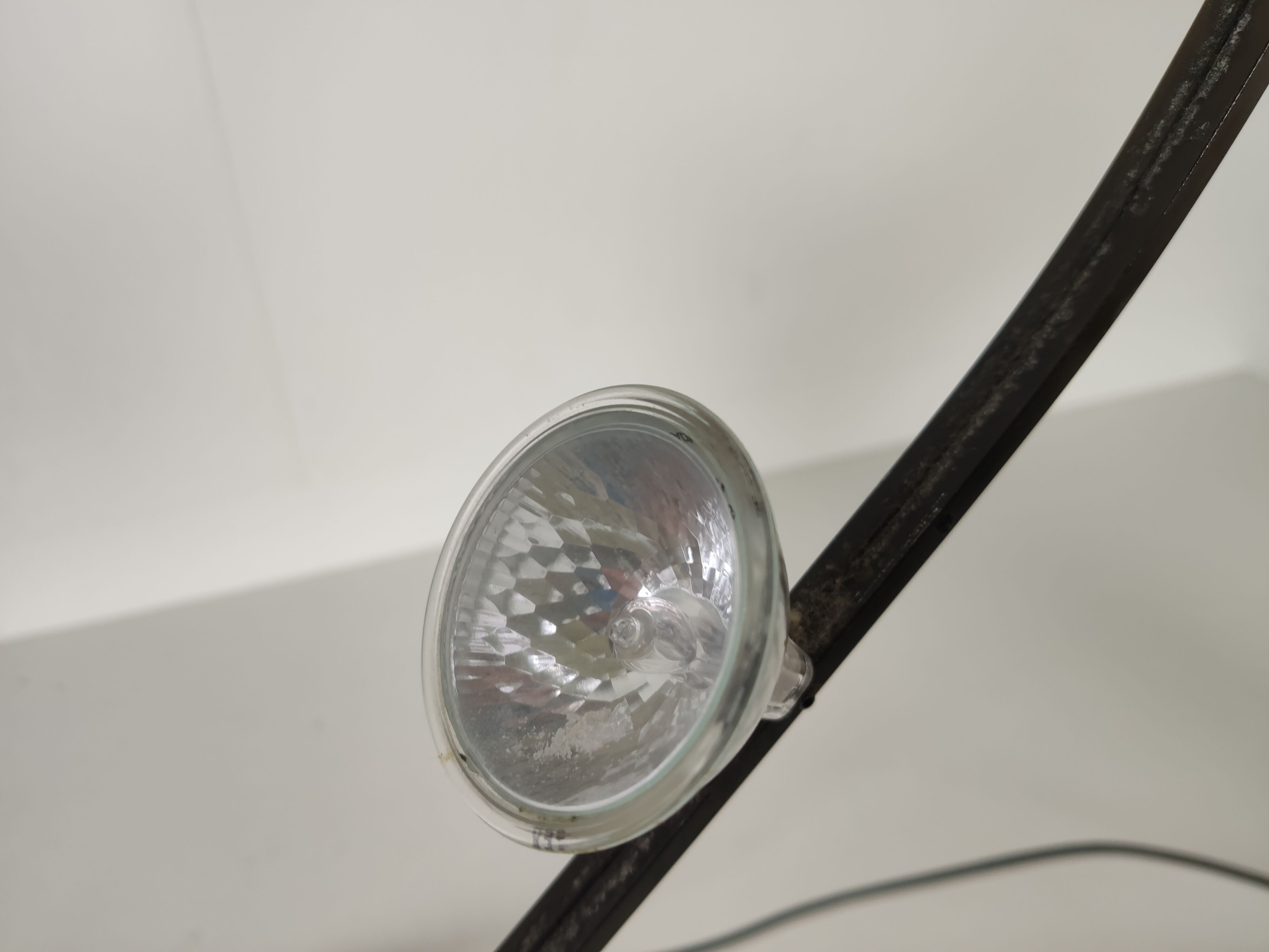 Lampe plexiglas et métal de Relco Milano, Italie 1980s