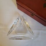 Val St Lambert Crystal Pocket Ashtray