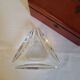 Val St Lambert Crystal Pocket Ashtray