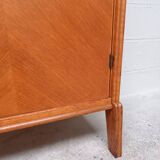Wing-shaped locker cabinet from the 1950s