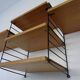 Swedish Ash and Metal Wall Unit by Kajsa & Nils Nisse Strinning for String, 1950s, Set of 9