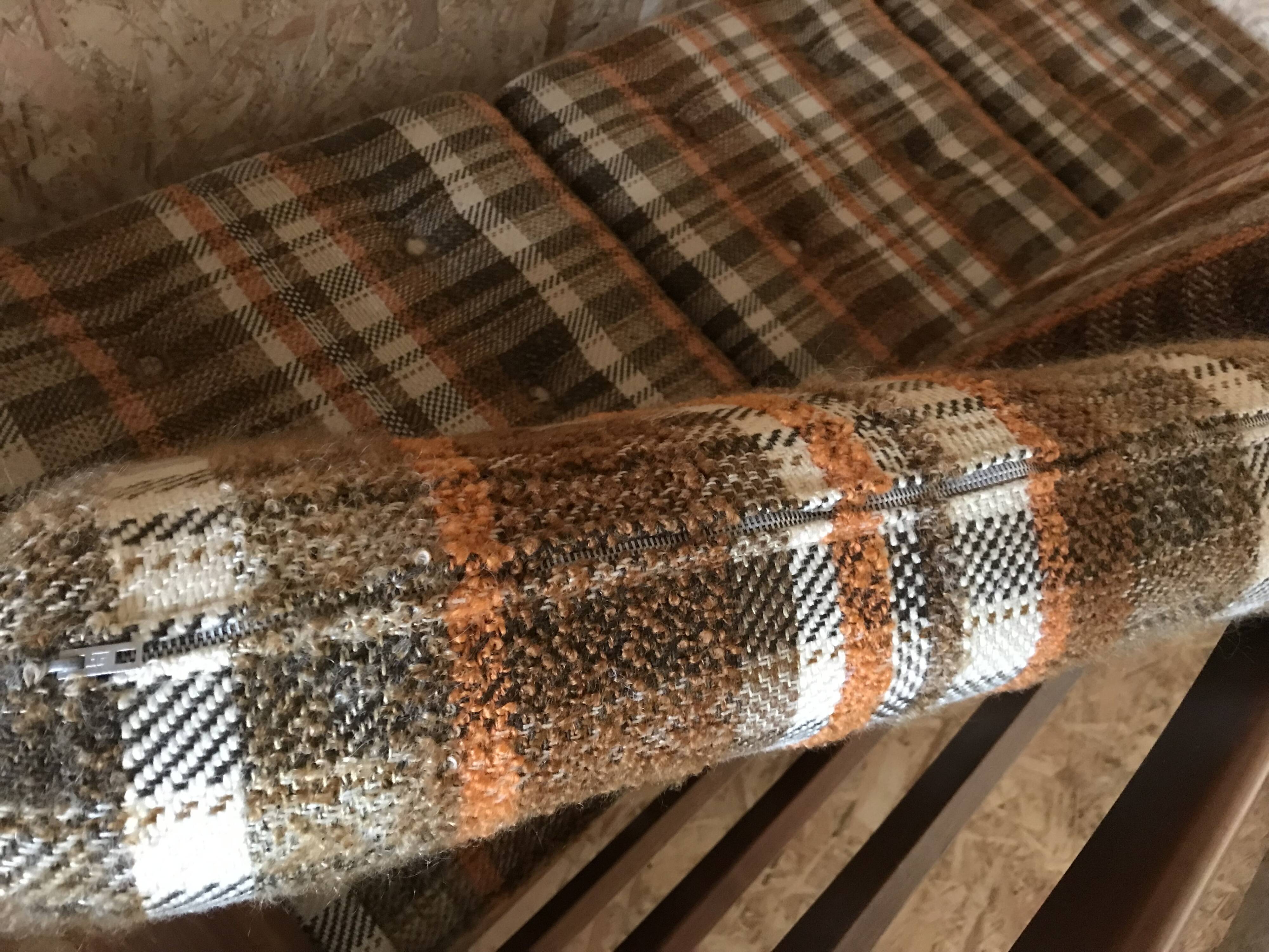 Vintage Scandinavian 3-seater sofa bench