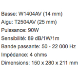 Enceintes danoises System Audio SA205