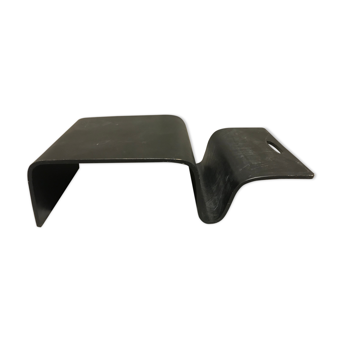 Coffee table newspaper rack