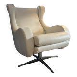 Armchair with rotating central foot