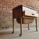 Piece of furniture with scandinavian teak sewing 1950
