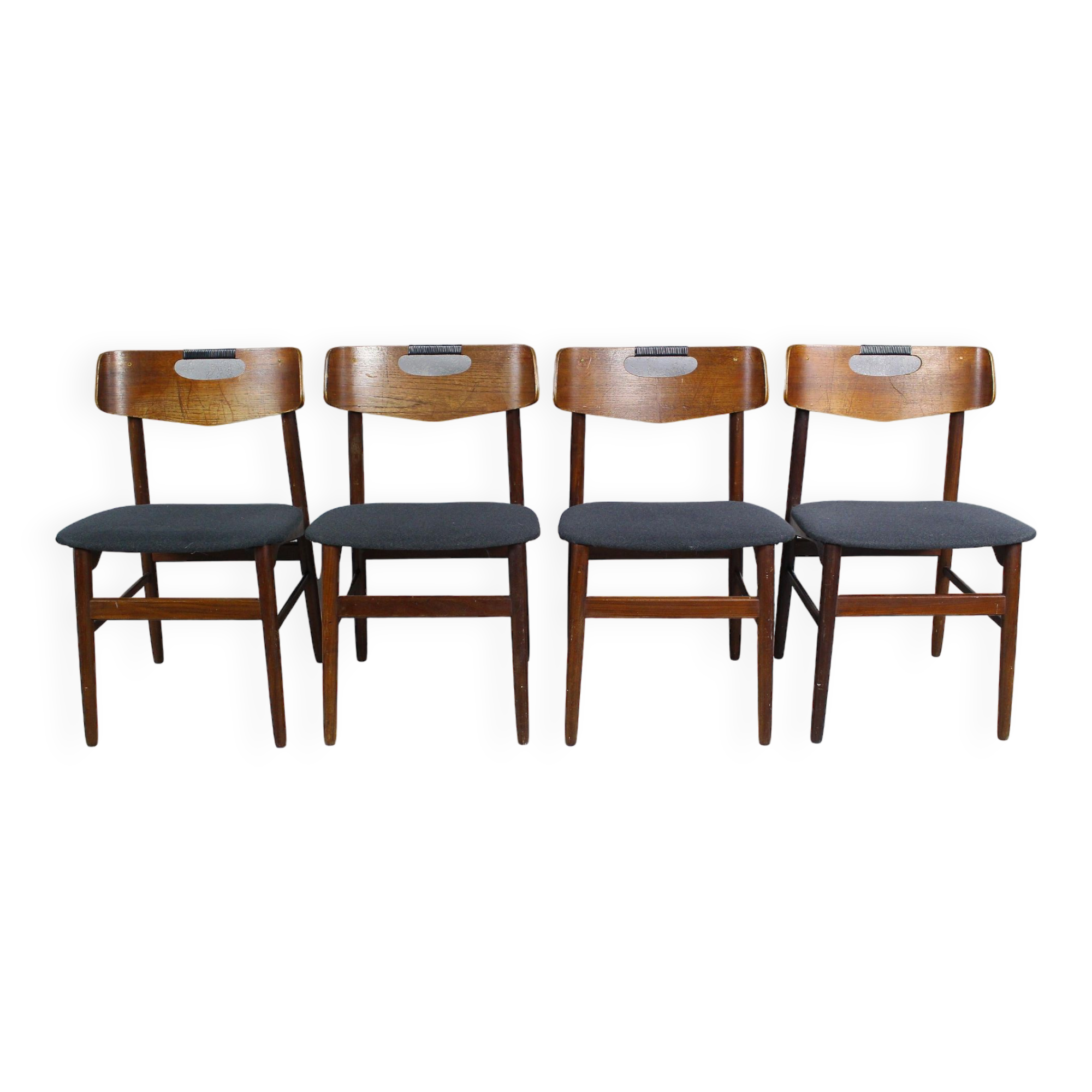 1960s Danish Teak Dining Chairs | Set Of 4