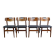 1960s Danish Teak Dining Chairs | Set Of 4