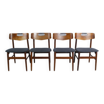 1960s Danish Teak Dining Chairs | Set Of 4