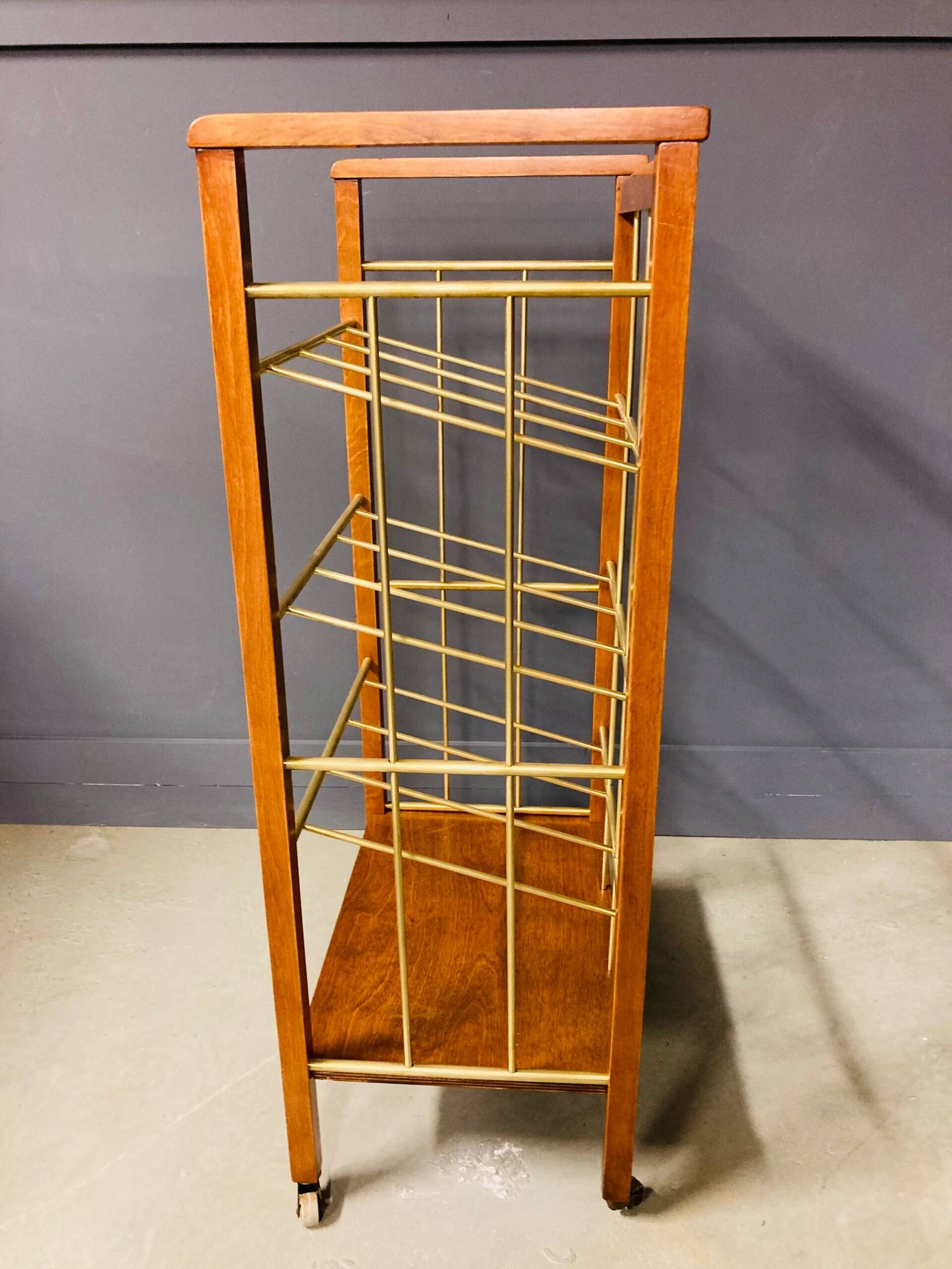 Vintage Scandinavian magazine rack, 1960s