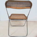 Ensemble de 5 chaises « Plia » par Giancarlo Piretti pour Castelli