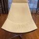 Kastel Kayak armchair in white leather, Modern Italy
