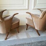 Sculptural years 50-60 vintage chairs design Penguin