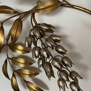 Pioggia D'Oro Wall Lamp in Gold Metal by Hans Kögl, Italy, 1970s