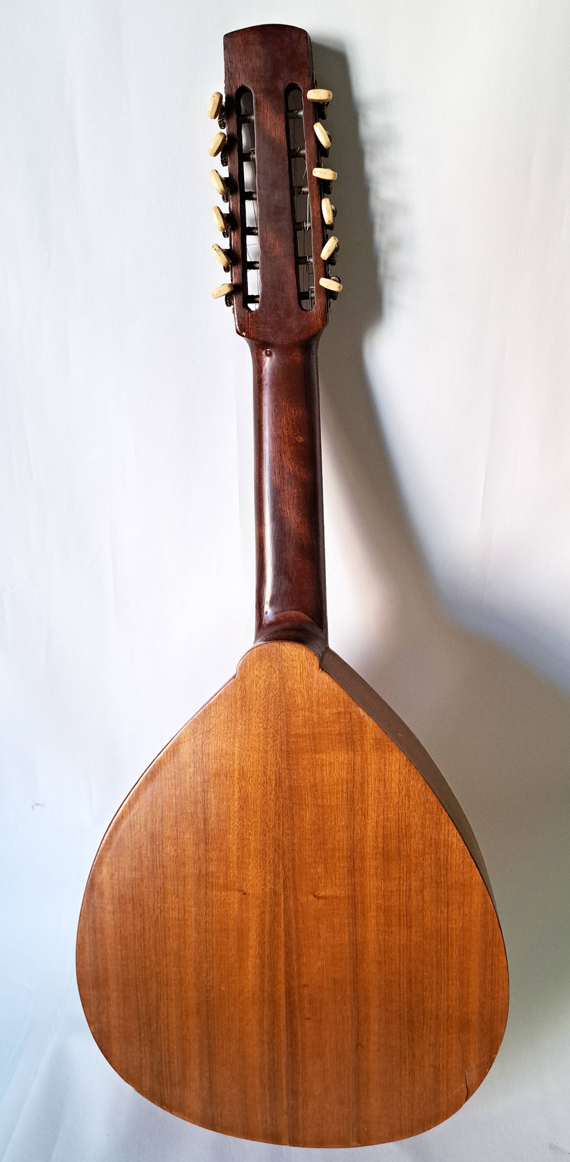 Antique instrument castellano laùd 12 strings (bandurria) - spain 1960s
