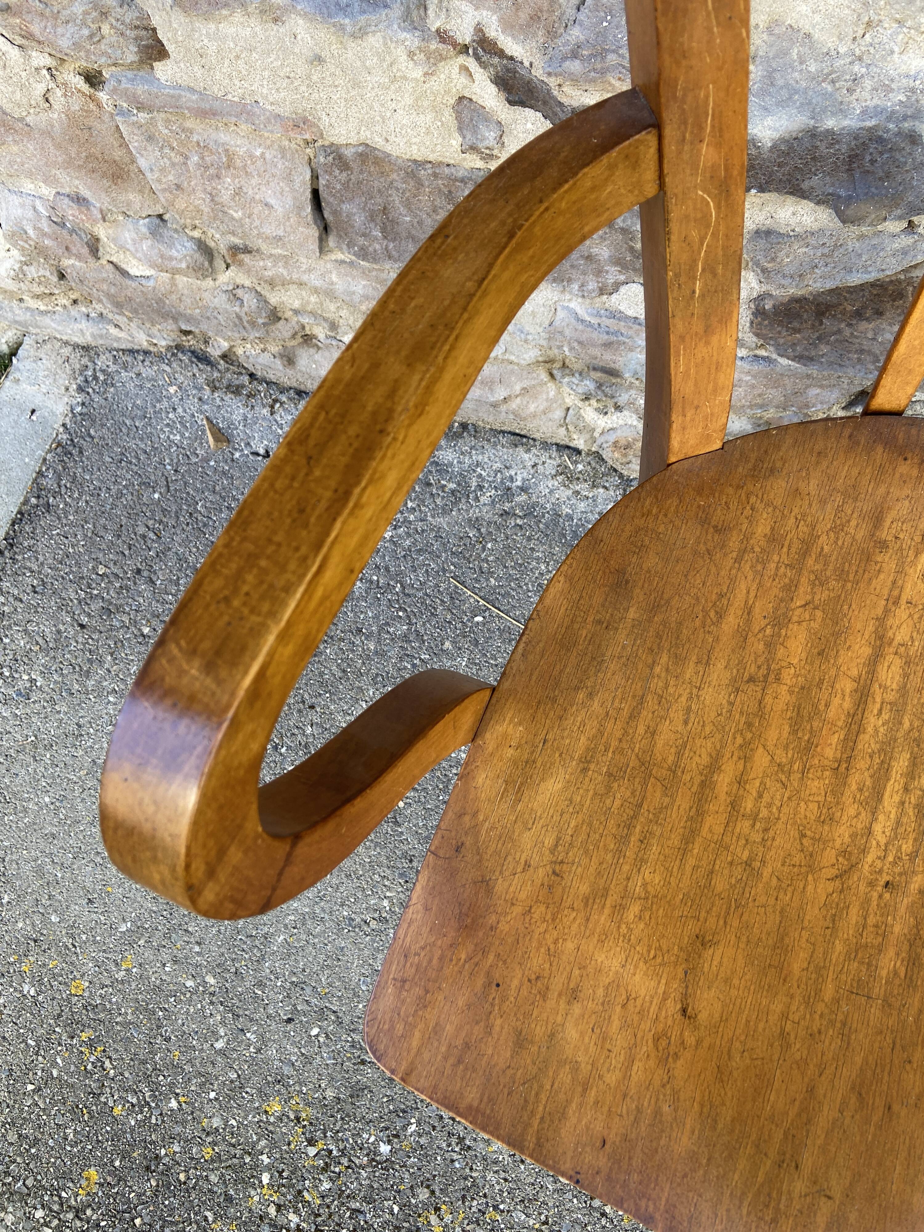 Vintage American office chair by Fischel, 1930