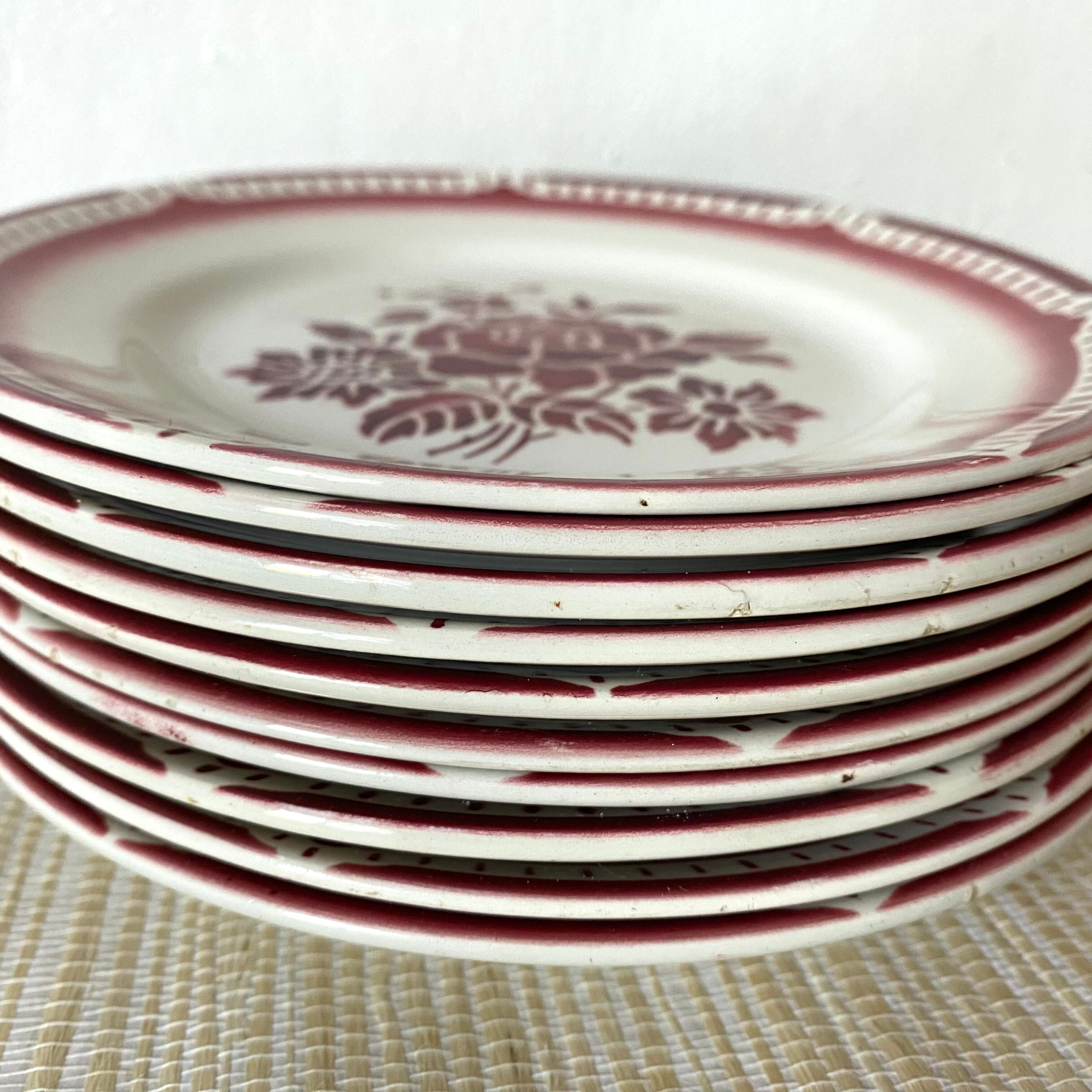 Digoin Cévennes dessert plates