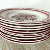 Digoin Cévennes dessert plates