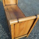 vintage solid wood chest bench (birch)
