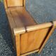 vintage solid wood chest bench (birch)
