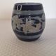 Genuine Alsace stoneware mug signed