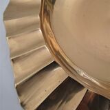 Empty octagonal pocket solid brass design 80s