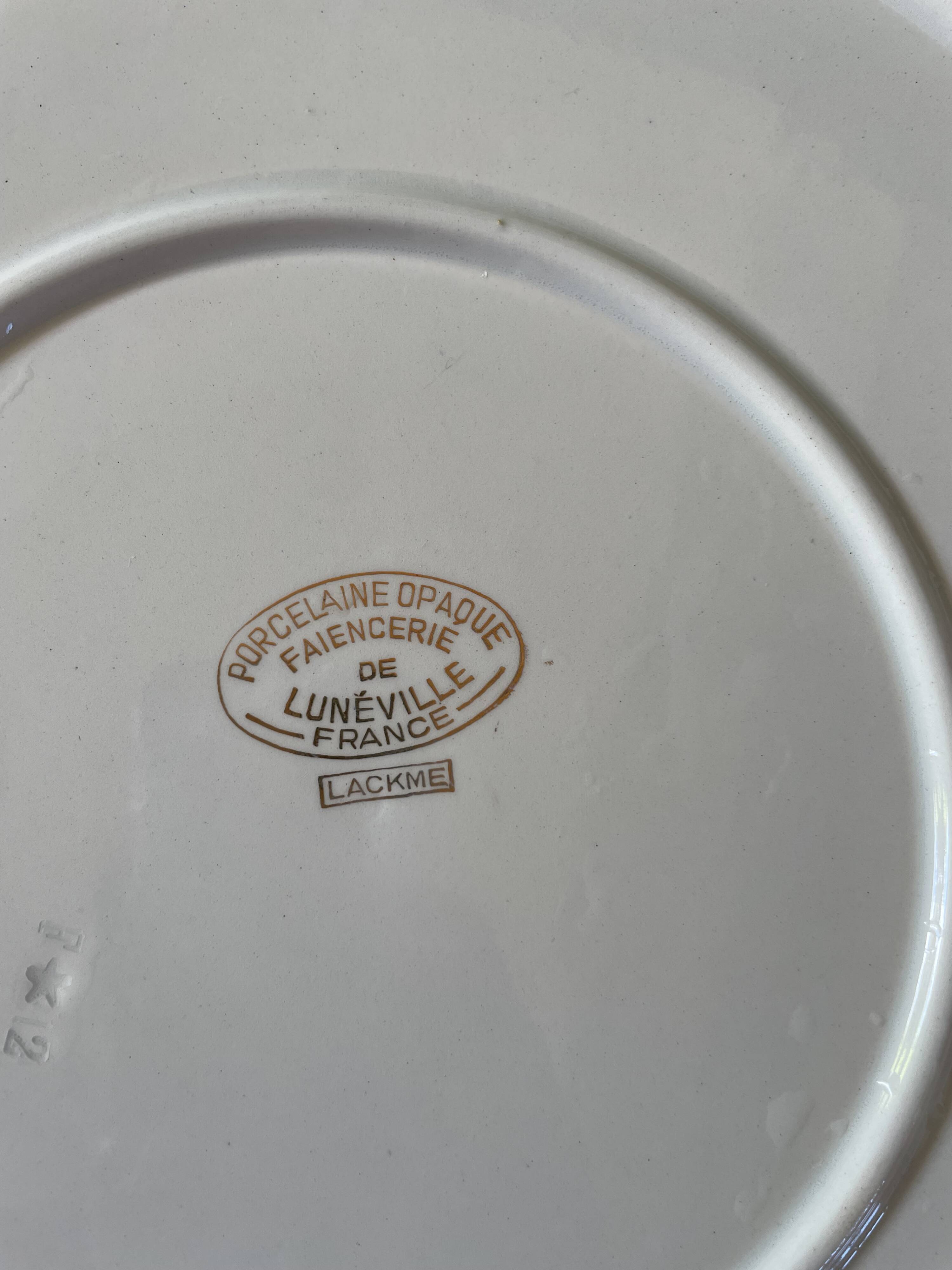 Luneville Lackme pie dish