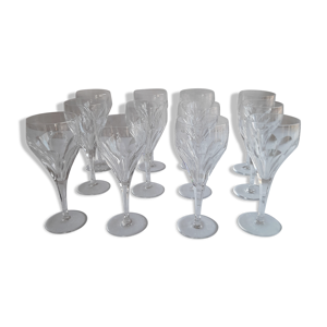 12 verres à pied en