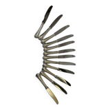 12 Christofle knives spatours model 1980