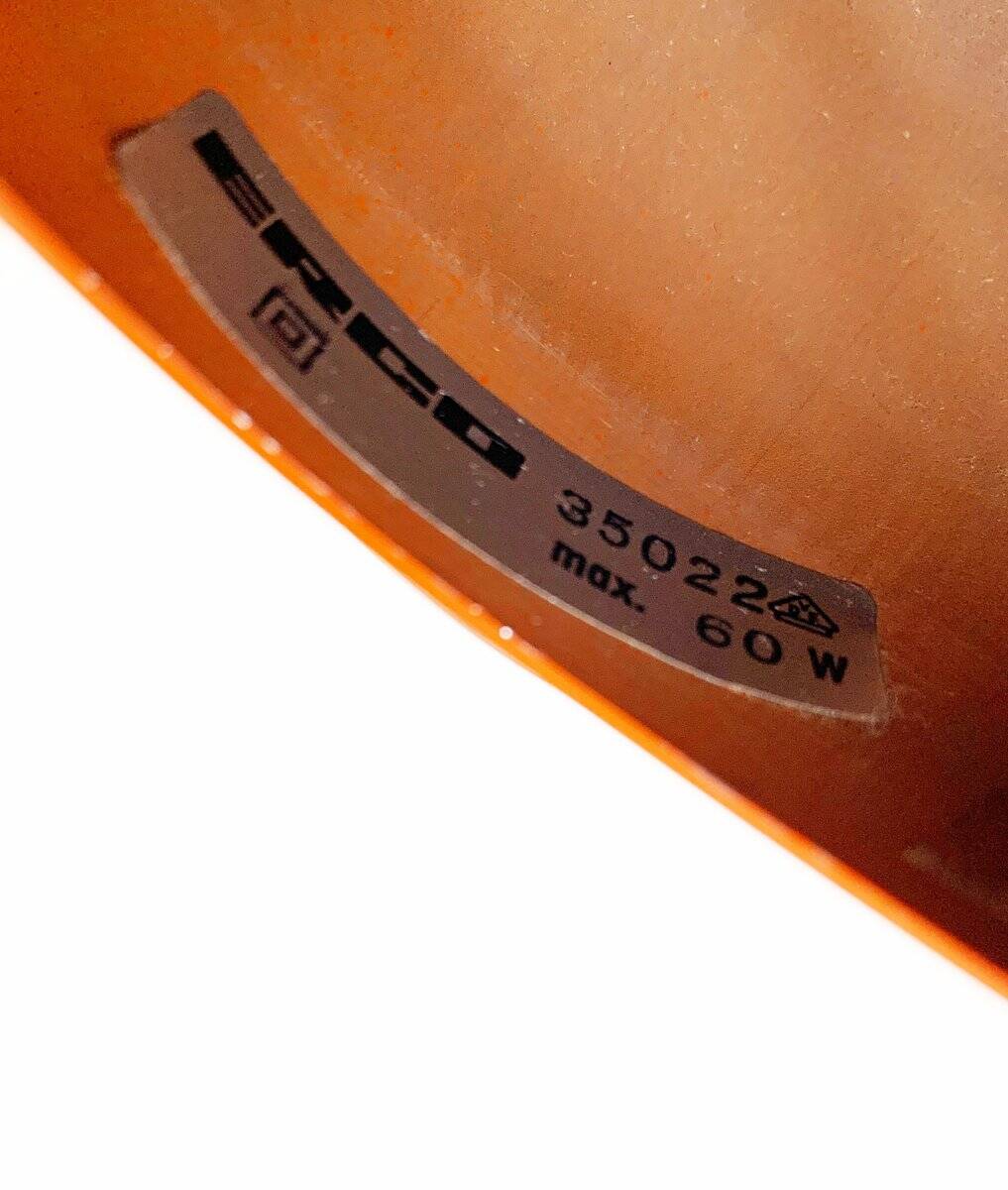 Mid-century space globe table lamp by Erco, 1970s.