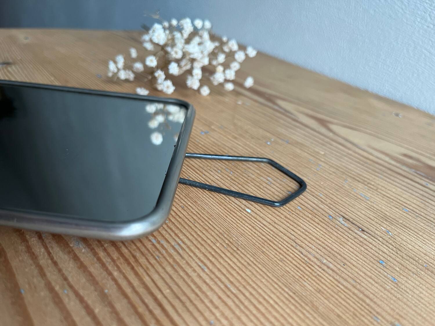 Miroir de barbier vintage 18 x 12,5 cm