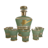 Service with Cristalor decanter liqueur and 7 glasses