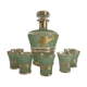 Service à liqueur Cristalor carafe et 7 verres