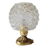 Bronze and glass lamp